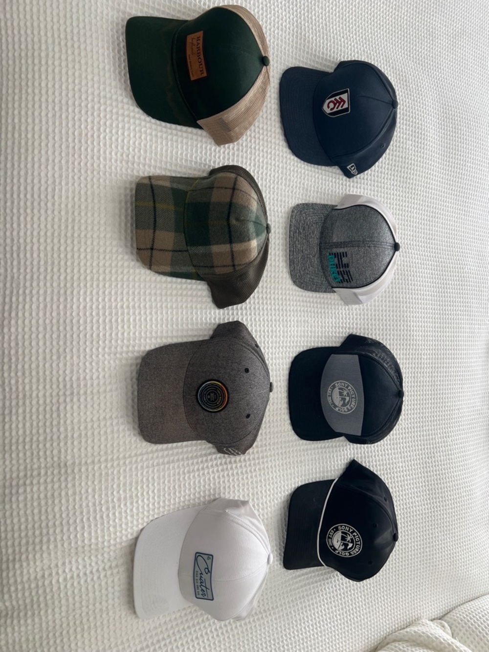 New Era Black and White and Gray Men's Hat Assortment
